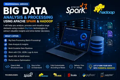 تحليل البيانات الضخمة (Big Data) باستخدام Apache Spark و Hadoop