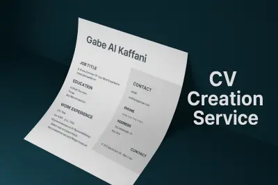 انشاء سيرة ذاتية (CV) احترافية