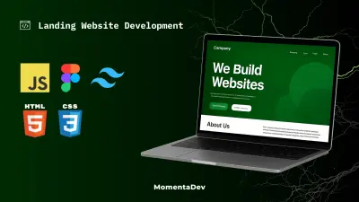 تطوير وبرمجة موقع صفحة هبوط Landing web page