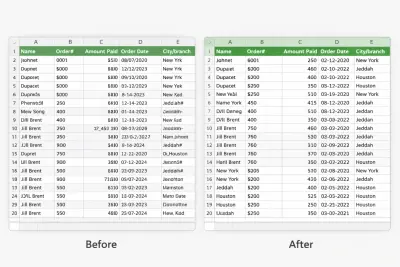 تنظيف وتنظيم بيانات Excel وتجهيزها للتحليل الاحترافي