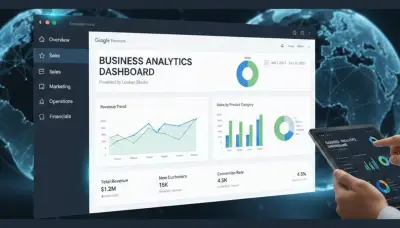 تصميم لوحات بيانات تفاعلية (Dashboards) عبر Looker Studio.