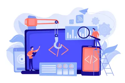 برمجة واجهة موقع (Front-end) متجاوبة وكود نظيف.