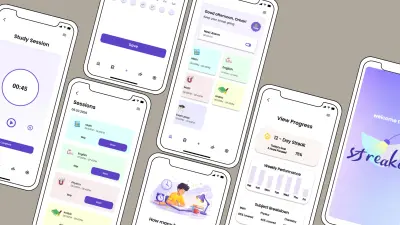 تصميم واجهة وتجربة مستخدم UI/UX احترافية لموقعك باستخدام Figma