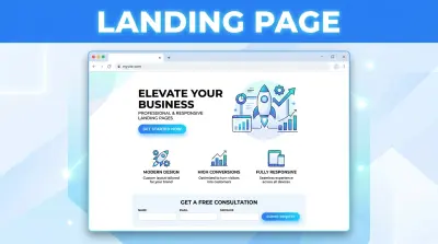 سأبني لك صفحة لاندينج بـ React احترافية ومتجاوبة لعرض مشروعك أو منتجك