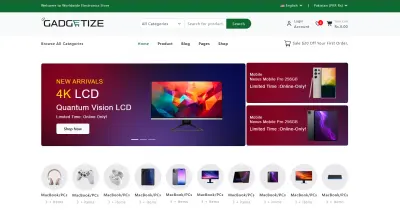 تطوير واجهات أمامية (Front-End) احترافية، سريعة، ومتجاوبة تماماً.