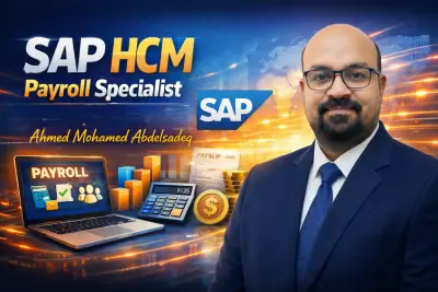 تشغيل الرواتب الشهرية باستخدام SAP HCM Payroll