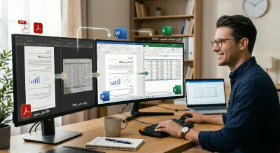 تحويل ملفات PDF أو الصور إلى Excel أو Word