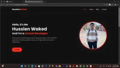 تصميم بورتفوليو رقمي لأعمالك البرمجية أو التصميمية