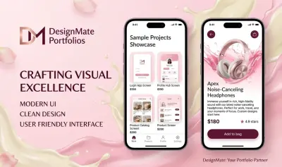 تصميم واجهات مستخدم (UI Design) احترافية لتطبيقات الموبايل