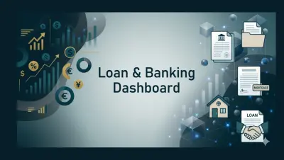 صورة العمل تصميم لوحات تحكم (Dashboard) احترافية لتحليل القروض والبيانات البنكية