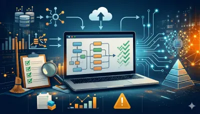 تنظيف وتجهيز البيانات وتحويلها لبيانات جاهزة للتحليل