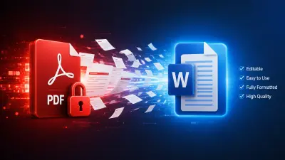 تحويل ملفات PDF إلى Word بشرياً بدقة 100%