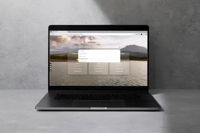 تصميم صفحة هبوط احترافية باستخدام HTML و CSS