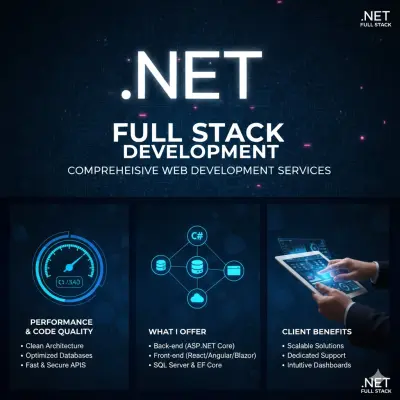 تطوير تطبيقات ويب متكاملة واحترافية باستخدام ASP.NET Core.