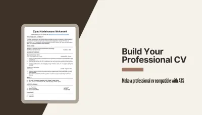 تصميم سيرة ذاتية احترافية بنظام ATS