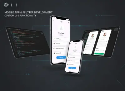 تطوير واجهات مستخدم (UI/UX) جذابة بواسطه Flutter
