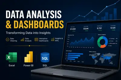 تحليل البيانات و انشاء لوحة معلومات تفاعلية (dashboards)