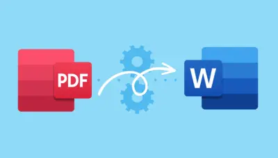 تحويل ملف من صيغة pdf إلى صيغة word