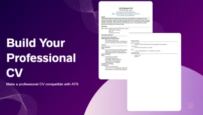 اعداد سيرة ذاتية احترافية متوافقة مع الATS بالعربية و الانجليزية