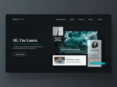 إنشاء موقع شخصي احترافي Portfolio باستخدام HTML و CSS و bootstrap