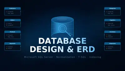 تصميم احترافي لقاعدة بيانات Database باستخدام SQL server