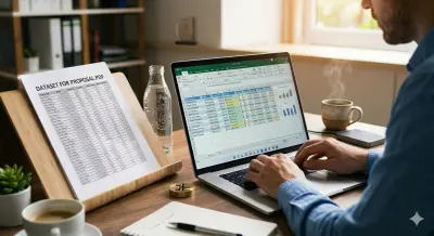 إدخال البيانات وتحويلها من PDF إلى Excel باحترافية
