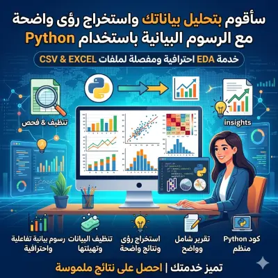 سأقوم بتحليل بياناتك واستخراج رؤى واضحة مع الرسوم البيانية باستخدام Python