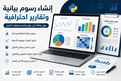 إنشاء رسوم بيانية احترافية لعرض البيانات باستخدام بايثون