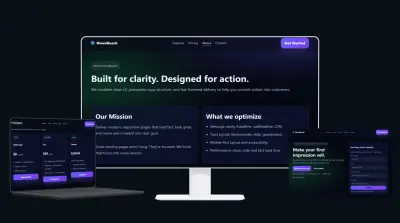 سأصمم Landing Page حديثة وسريعة ومتوافقة مع جميع الشاشات