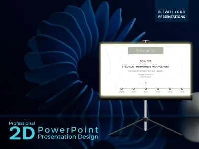 تصميم عروض تقديمية 2D احترافية ببرنامج PowerPoint