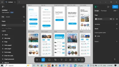 تصميم واجهات مستخدم UI/UX احترافية وجذابة لموقعك او لتطبيقك