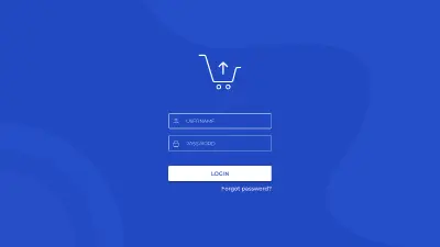 تصميم واجهه Frontend  تسجيل دخول (Login Page) احترافية وعصرية