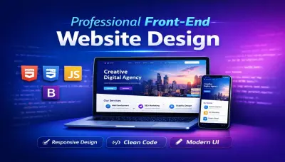 تصميم وتطوير موقع ويب احترافي متجاوب وسريع حسب متطلباتك