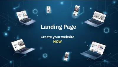 تصميم وتطوير Landing Page احترافية متجاوبة وسريعة لزيادة العملاء والمبيعات