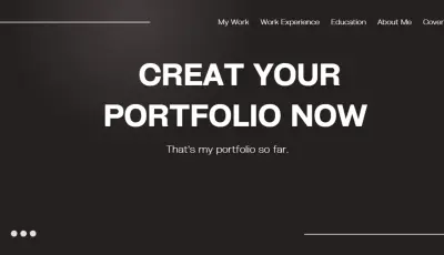 تصميم Portfolio احترافي وجذاب لعرض أعمالك ومهاراتك بطريقة مميزة
