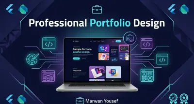 تصميم معرض أعمال (Portfolio) احترافي وتفاعلي لإبراز مهاراتك وجذب العملاء