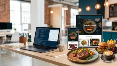 تصميم وتطوير موقع احترافي للمطاعم والكافيهات (Responsive وسريع)