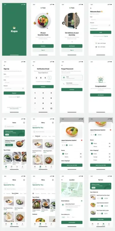 تصميم تطبيق احترافي (UI/UX) للجوال