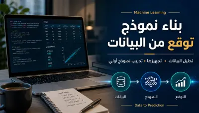 بناء نموذج توقع أولي من البيانات لاستخراج نتائج قابلة للقياس