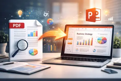 تحويل مقالات الى ال power point