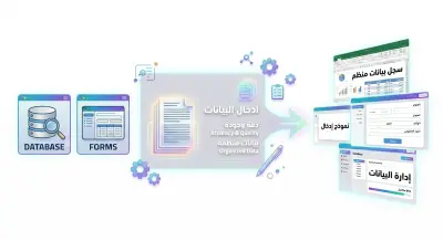 إدخال بيانات يدوي manual data entry