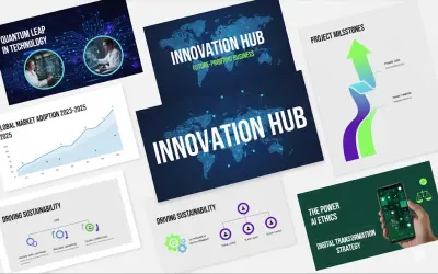 تصميم عروض PowerPoint احترافية (حتى 20 شريحة) للأغراض الأكاديمية والتجارية