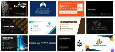تصميم كارت شخصي (Business Card) احترافي جاهز للطباعة بدقة عالية.