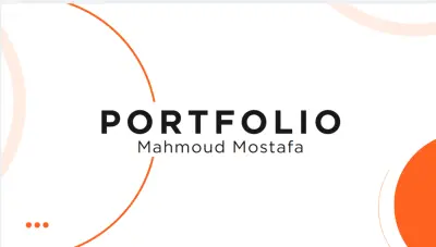 صفحة portofolio باستخدام frontend