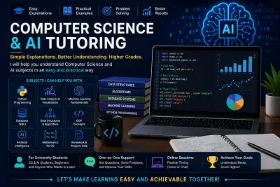 شرح مواد كلية حاسبات وذكاء اصطناعي + Python + Data Analysis بطريقة سهلة وبسيطة