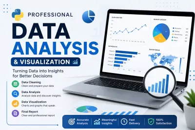 تحليل البيانات وإنشاء تقارير احترافية باستخدام Python وPowerful Visualization