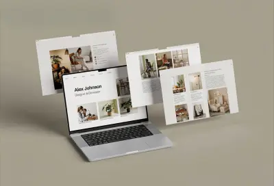 تصميم موقع Portfolio احترافي يعرض أعمالك بشكل مميز