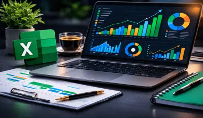 تصميم داشبورد ديناميكي احترافي سهل الاستخدام Excel