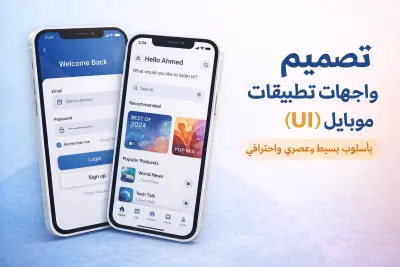 تصميم UI لتطبيقات الموبايل بشكل جذاب وسهل الاستخدام