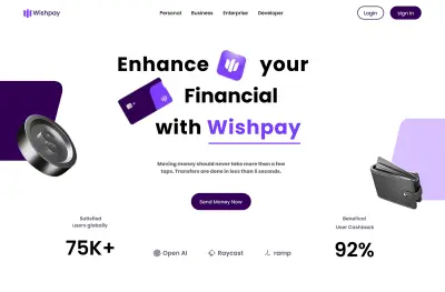 تصميم صفحة هبوط landing page أو تصميم لموقعك بواسطة Figma